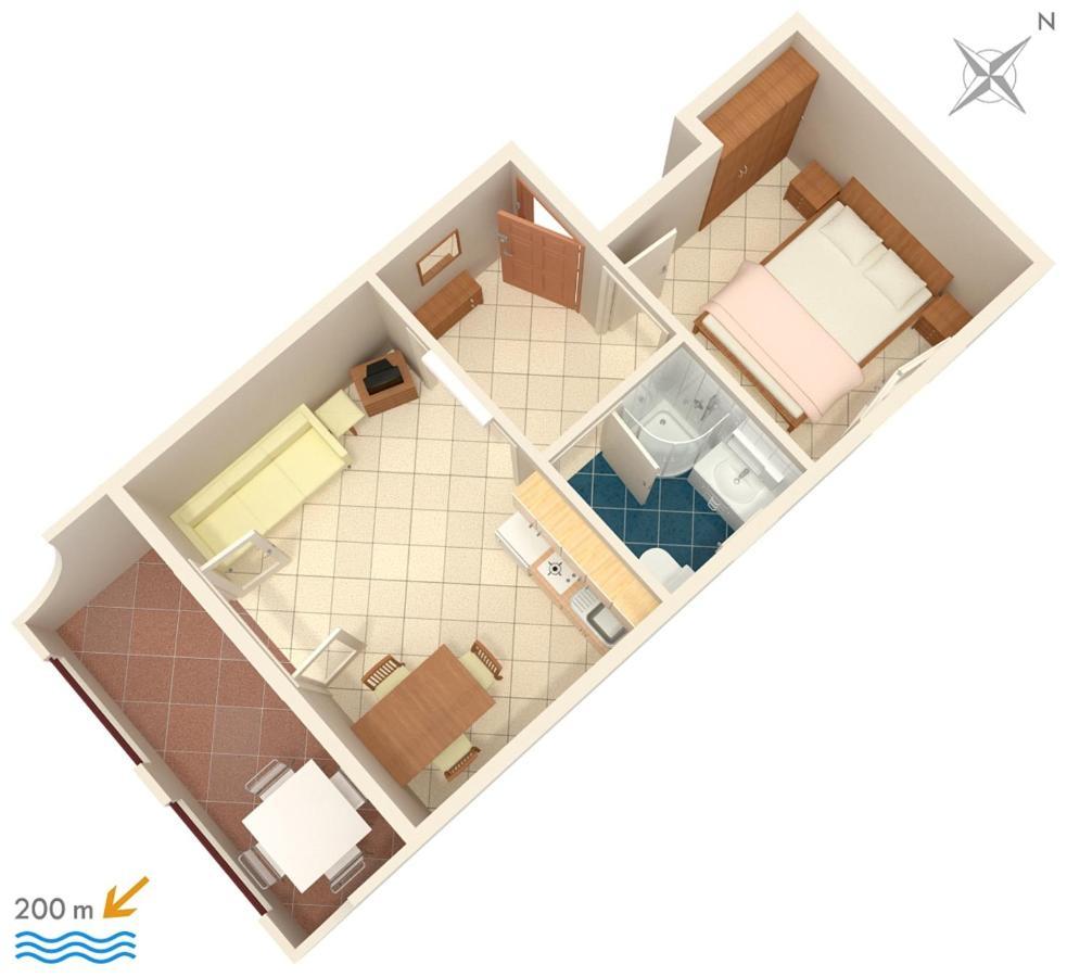 Apartments With A Parking Space Baska Voda, Makarska - 2709 ภายนอก รูปภาพ