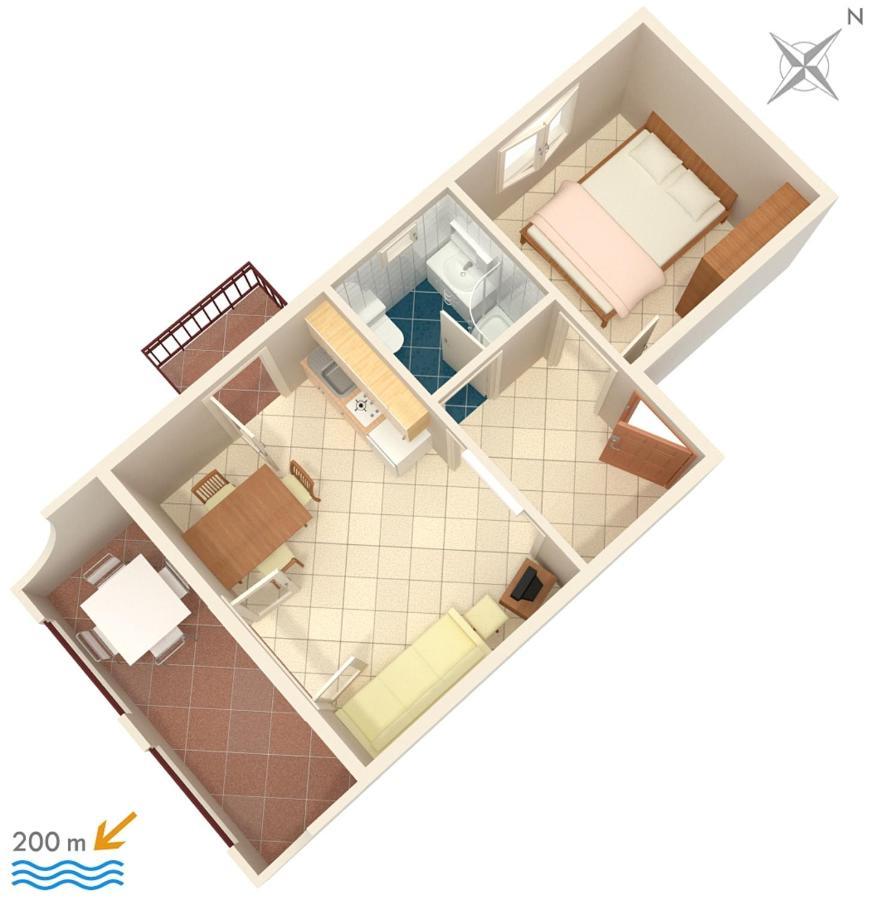 Apartments With A Parking Space Baska Voda, Makarska - 2709 ภายนอก รูปภาพ