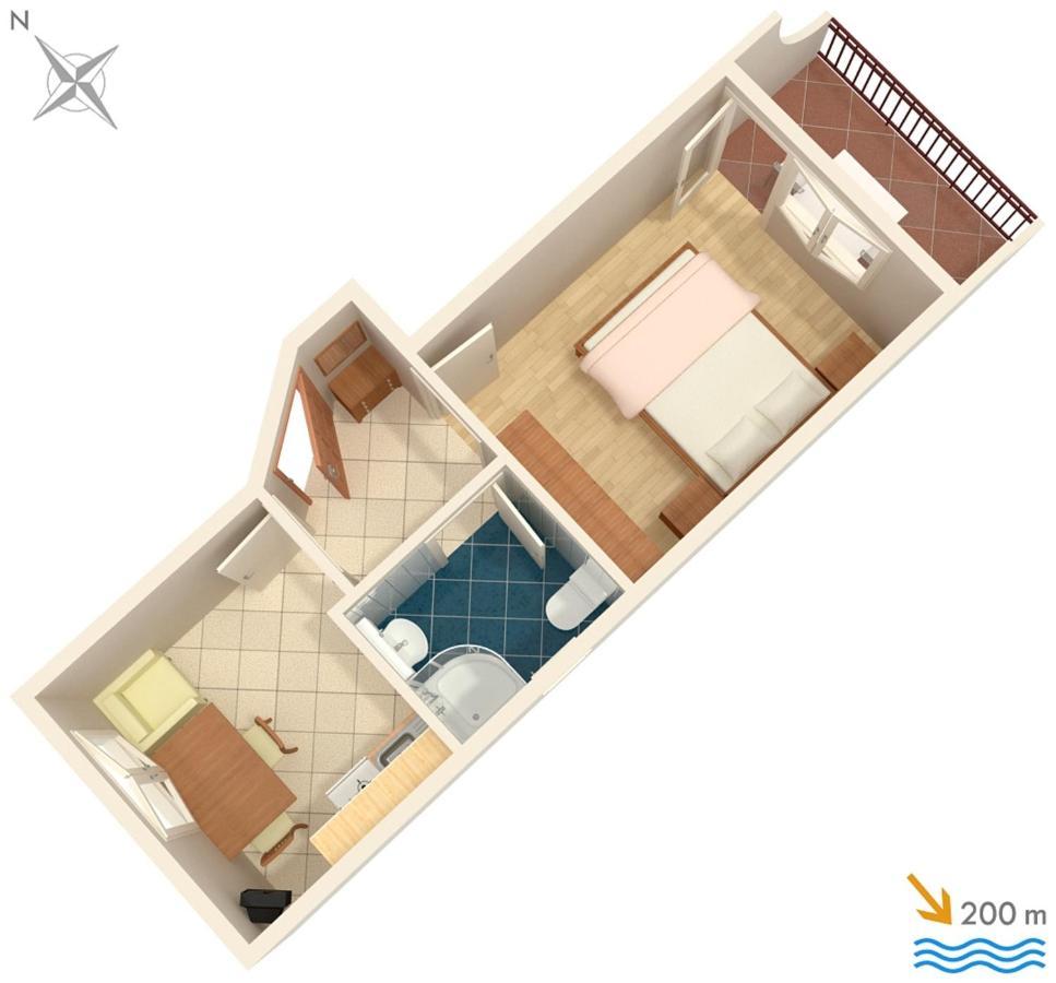 Apartments With A Parking Space Baska Voda, Makarska - 2709 ภายนอก รูปภาพ